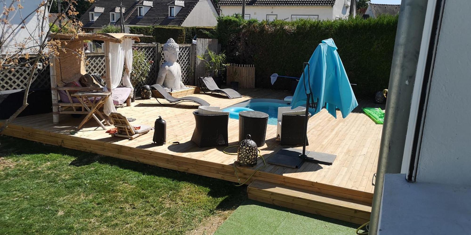 La Serenite Balinaise, Chambre Et Sdb Privee, Jardin , Piscine Et Jacuzzi En Saison, Pres De Chantilly, Parc Asterix Et Cdg Et Paris En 20' Orry-La-Ville Exteriör bild