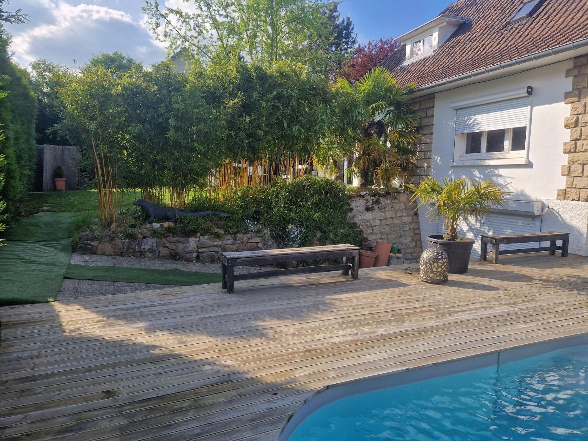 La Serenite Balinaise, Chambre Et Sdb Privee, Jardin , Piscine Et Jacuzzi En Saison, Pres De Chantilly, Parc Asterix Et Cdg Et Paris En 20' Orry-La-Ville Exteriör bild
