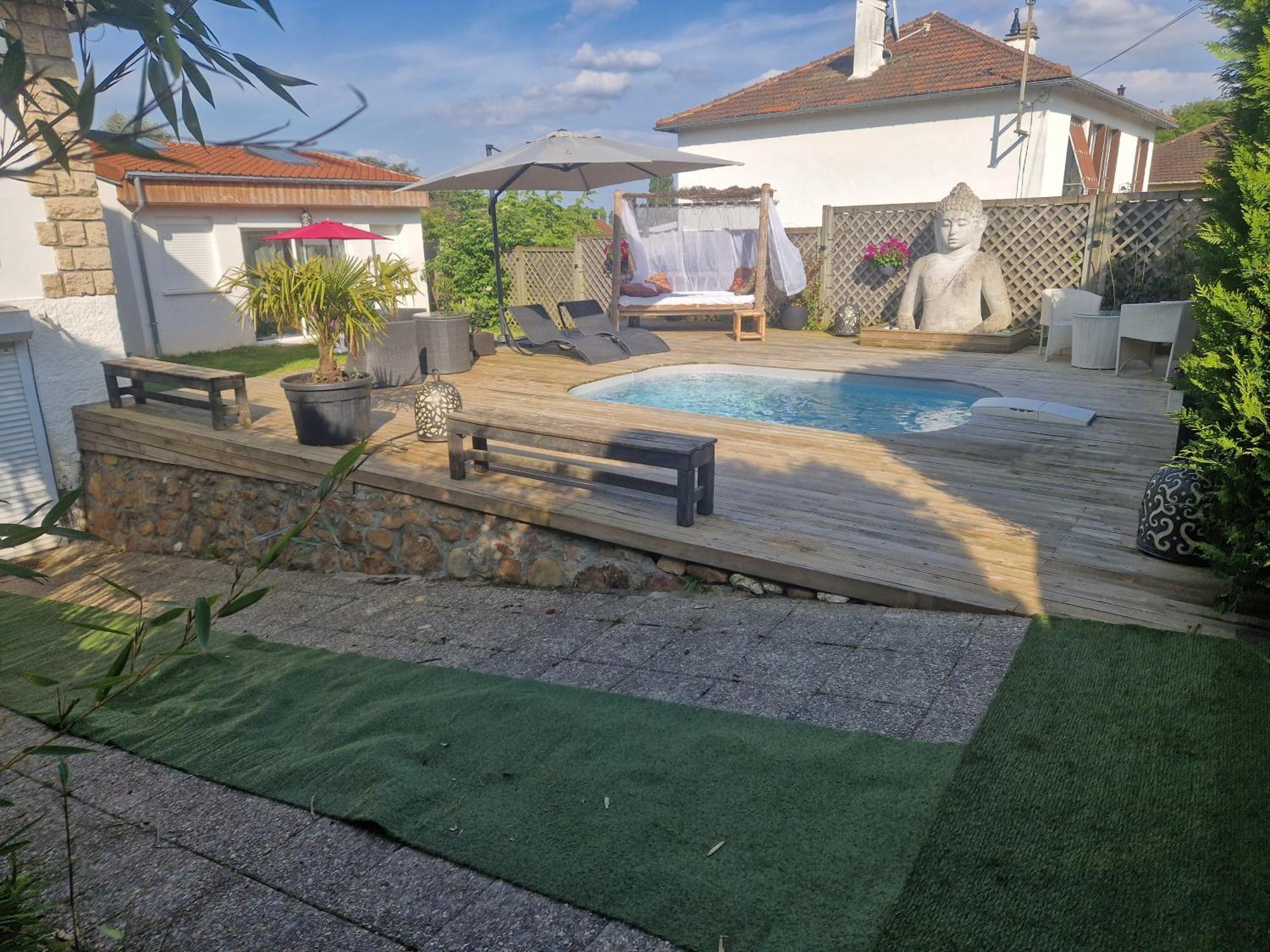 La Serenite Balinaise, Chambre Et Sdb Privee, Jardin , Piscine Et Jacuzzi En Saison, Pres De Chantilly, Parc Asterix Et Cdg Et Paris En 20' Orry-La-Ville Exteriör bild